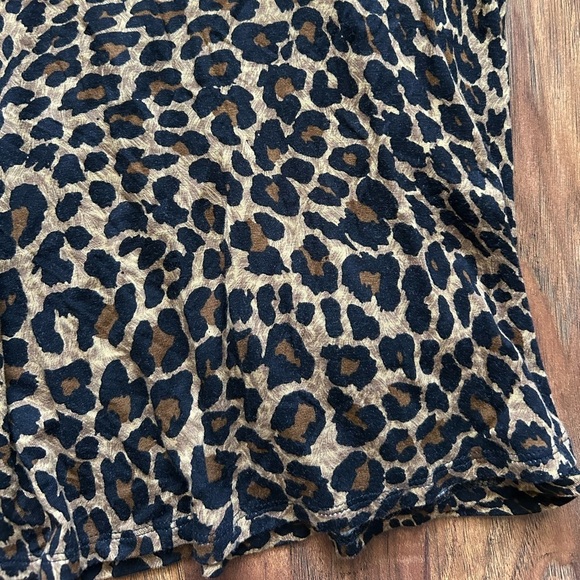 Bobeau Women’s Size Medium Leopard Print Skirt - Picture 7 of 7